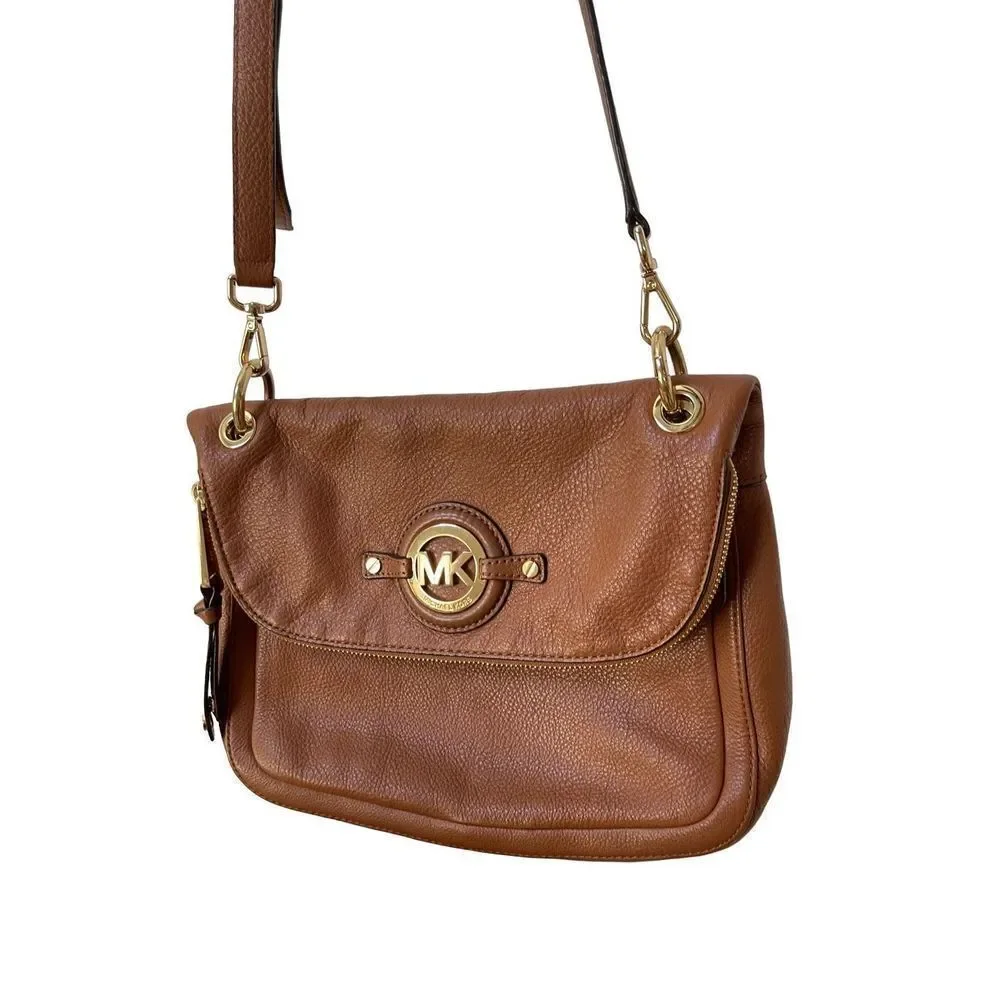 Michael Kors cognac crossbody